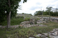 Small Temple at Ake - ake mayan ruins,ake mayan temple,mayan temple pictures,mayan ruins photos